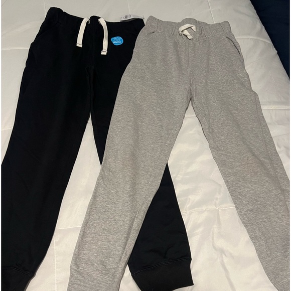 Carters NWT black joggers and 1 Gray joggers 1 x cotton - Picture 1 of 4